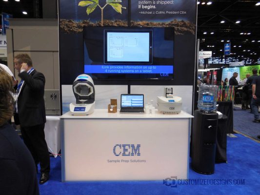 Custom Element Modular Tradeshow Table