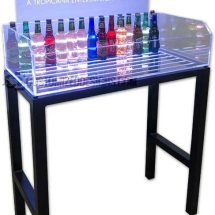 Ice Display w/ Stand & Edge Lit Sign