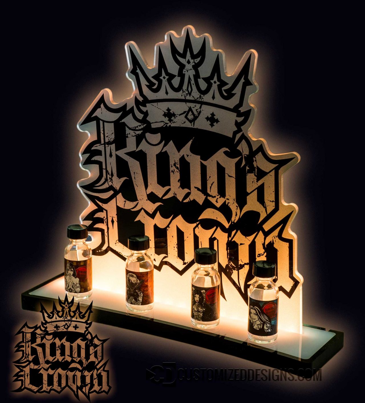 Kings Crown Vape Bottle Glorifier Display