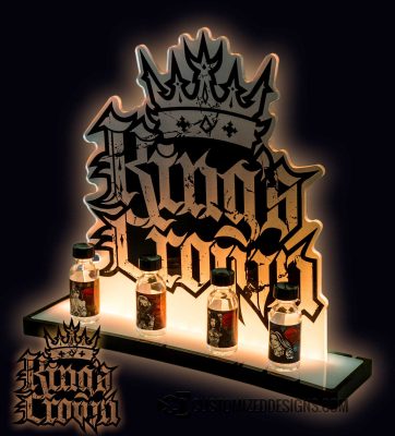 Kings Crown Vape Bottle Glorifier Display