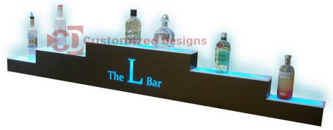 3 Tier Pyramid Style Bottle Display