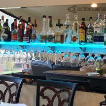 LED Wine Glass Shelving LED Wine Glass Shelving