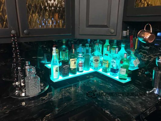 Low Profile 2 Step Corner Display