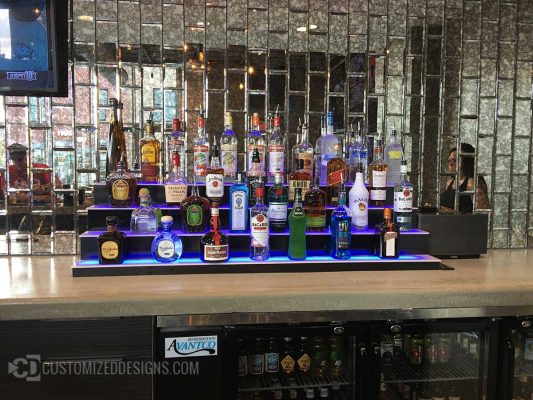 Lighted Commercial Liquor Display