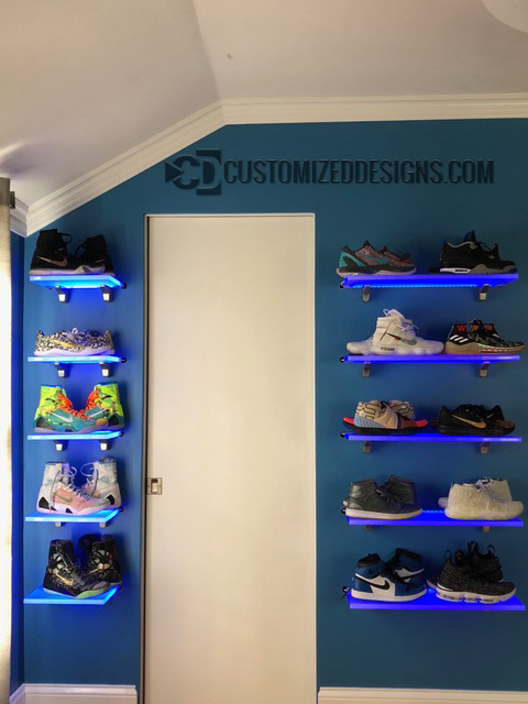 Shoe Display Shelves - LED Shelving - Products & Ideas