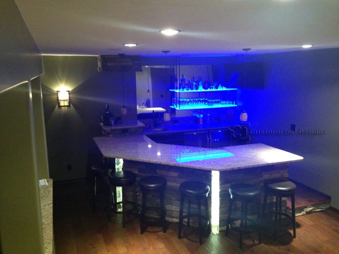 Suspended LED Shelves Suspended LED Shelves