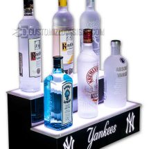 Personalized 2 Tier Bar Shelving